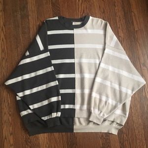 Uptown Stripe Free People XS black pearl combo